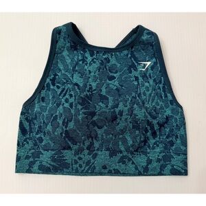 Gymshark - NWOT Adapt Animal Seamless Sports Bra - Teal - Small